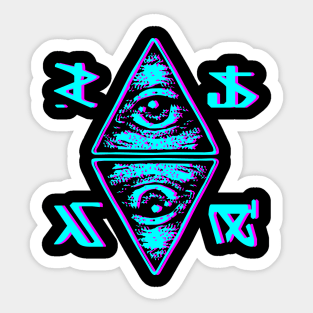 Illuminati Code Sticker